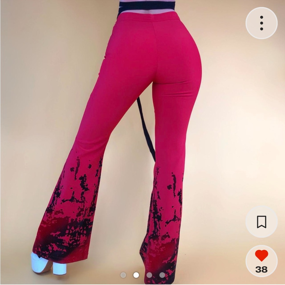 High Waisted Flare Deadstock Pants